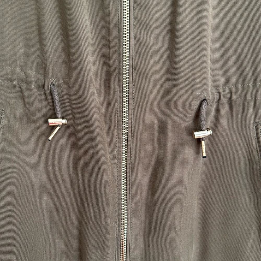 Zara Basics Drawstring Waist Jacket - image 1